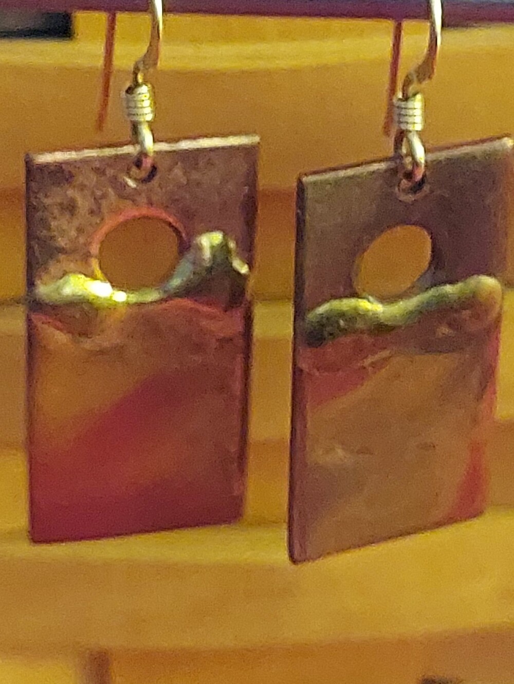 Handcrafted Mixed Metal Earrings